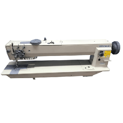 La aplicación de la máquina de coser industrial de cama plana y brazo largo（一）