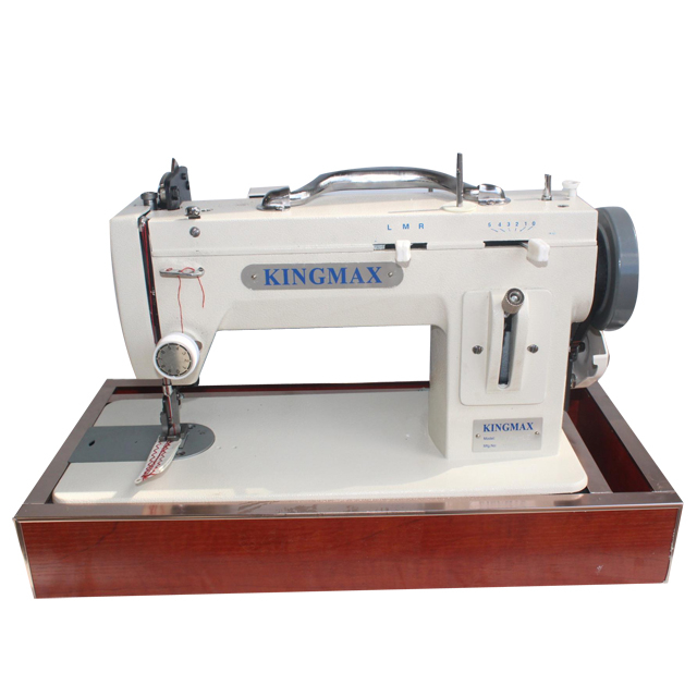 Máquina de coser portátil de pespunte con pie para caminar y zigzag de 1 aguja (mini máquina de coser con pespunte para caminar)
