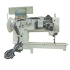 Máquina de coser de punto de cadeneta, cortahilos automático, alimentación triple y pie móvil de alta velocidad, 1 y 2 agujas